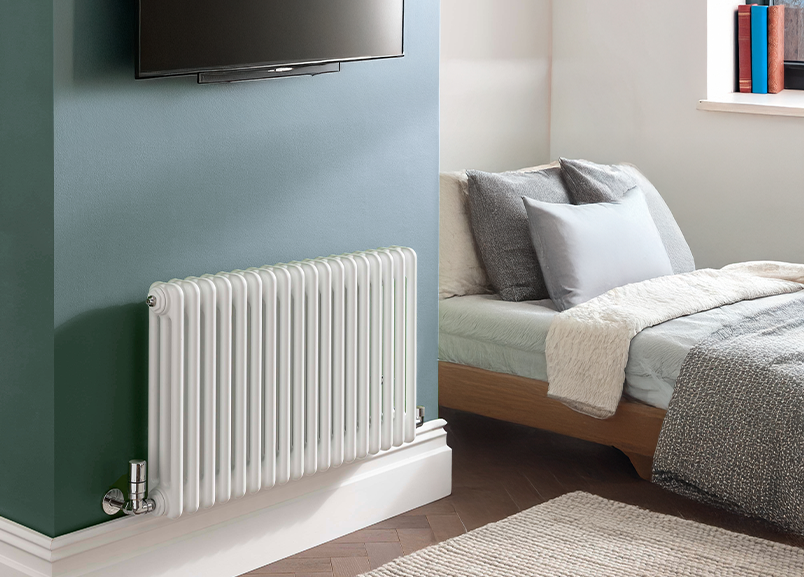 Thumbnail: Leoni Classic 3 Column 500 x 161 (522 BTU's) White