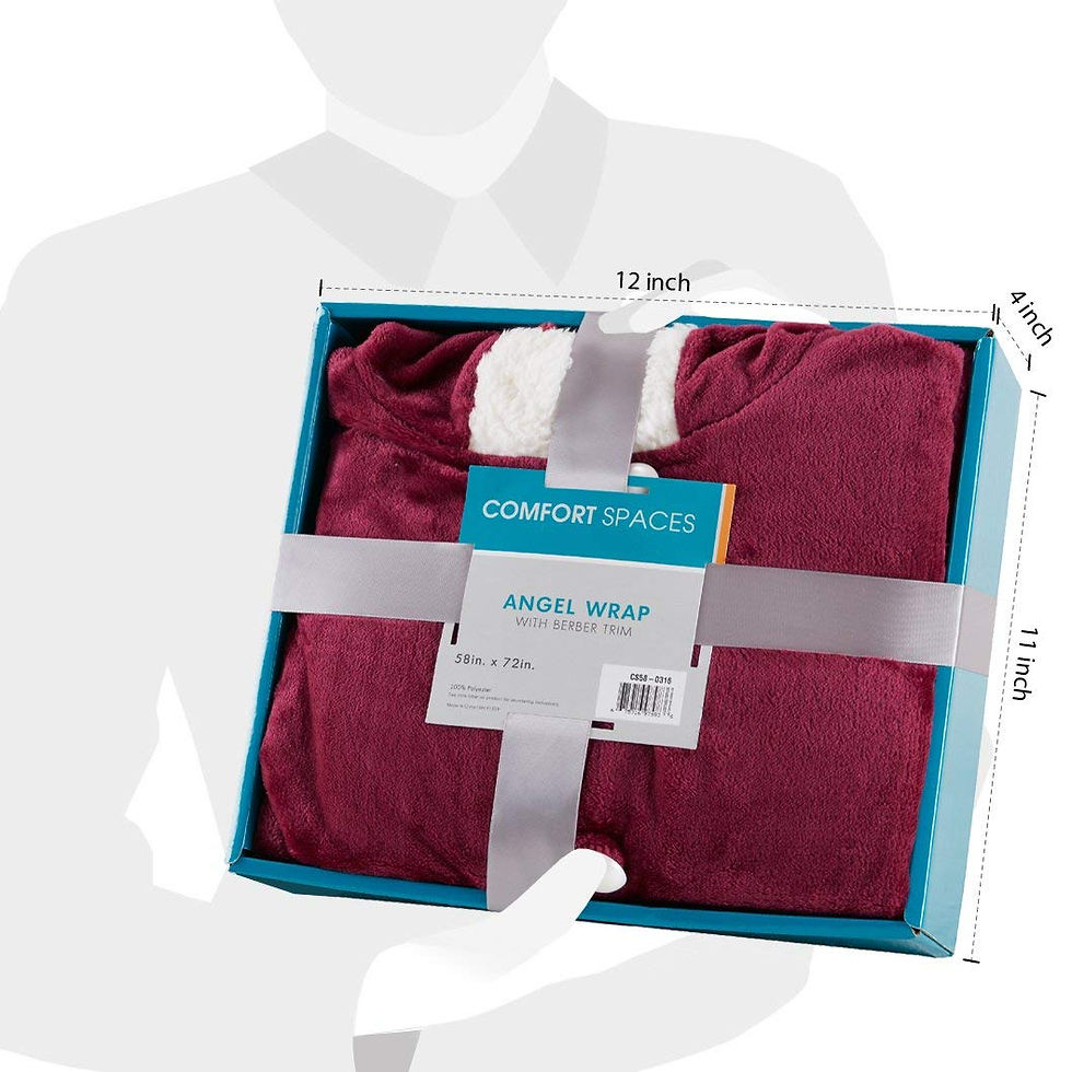 Thumbnail: Angel Throw Wrap (Hooded)