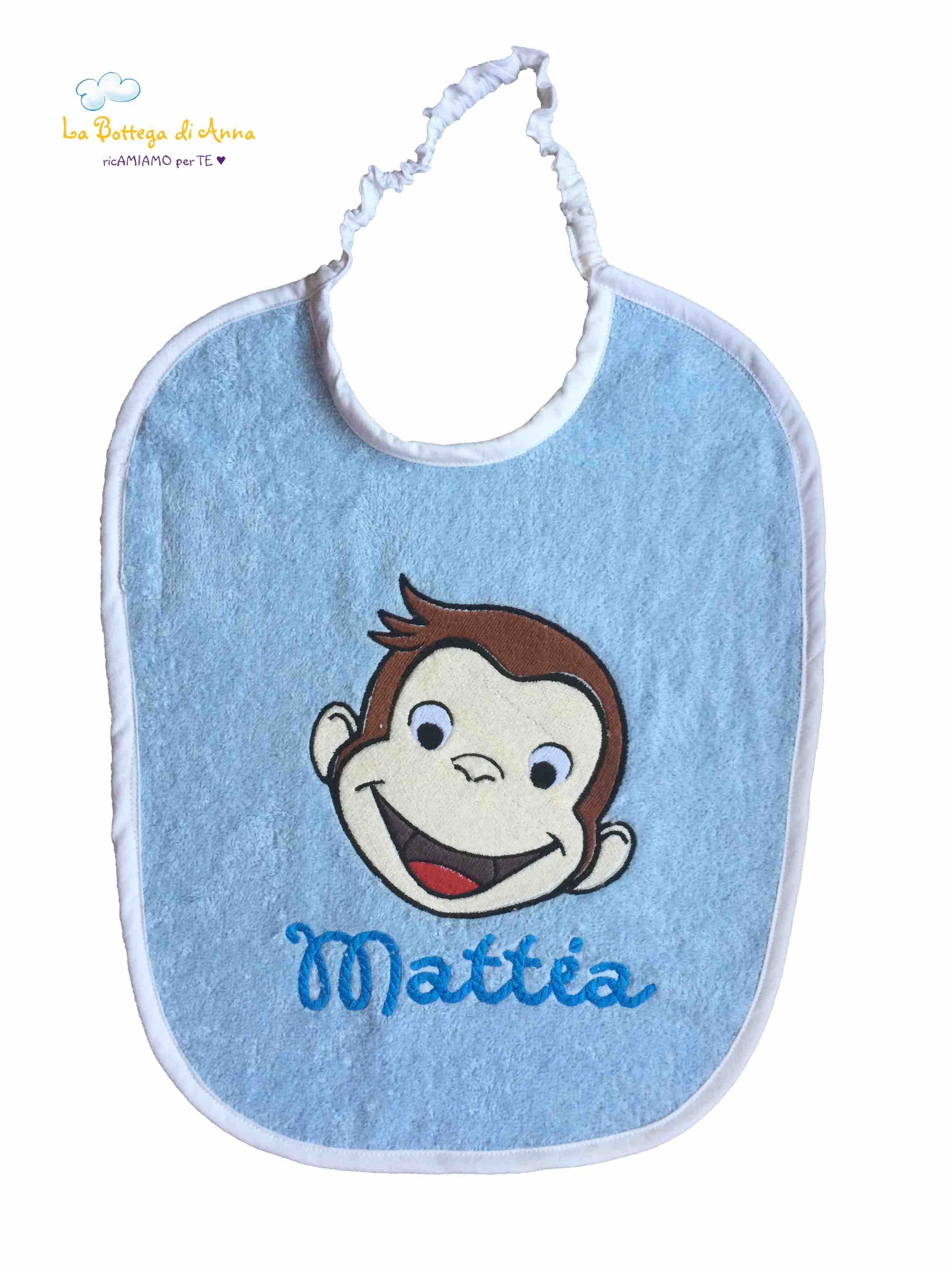 BAVAGLINO con elastico Scimmietta George