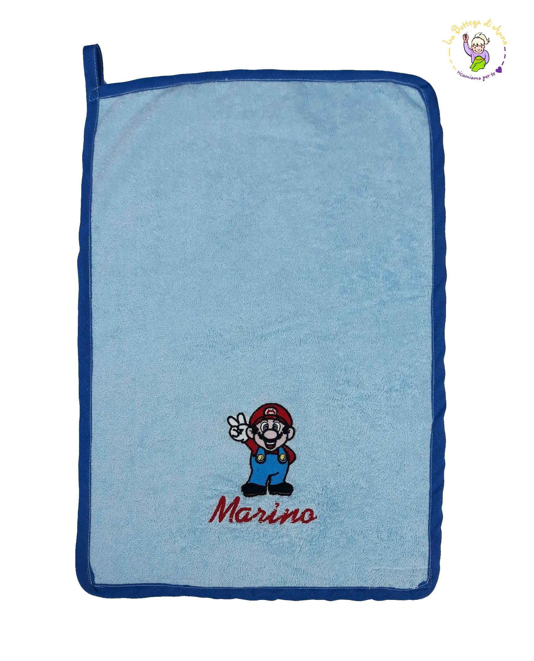 Asciugamano in spugna di cotone Super Mario
