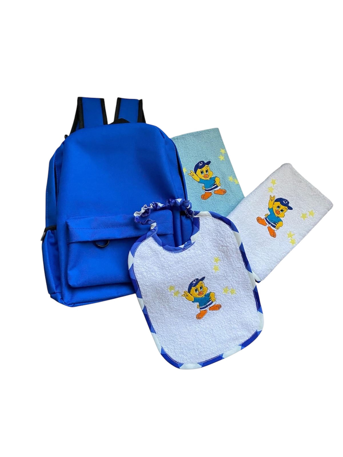 SET BIMBO - zainetto, bavaglino, asciugamani