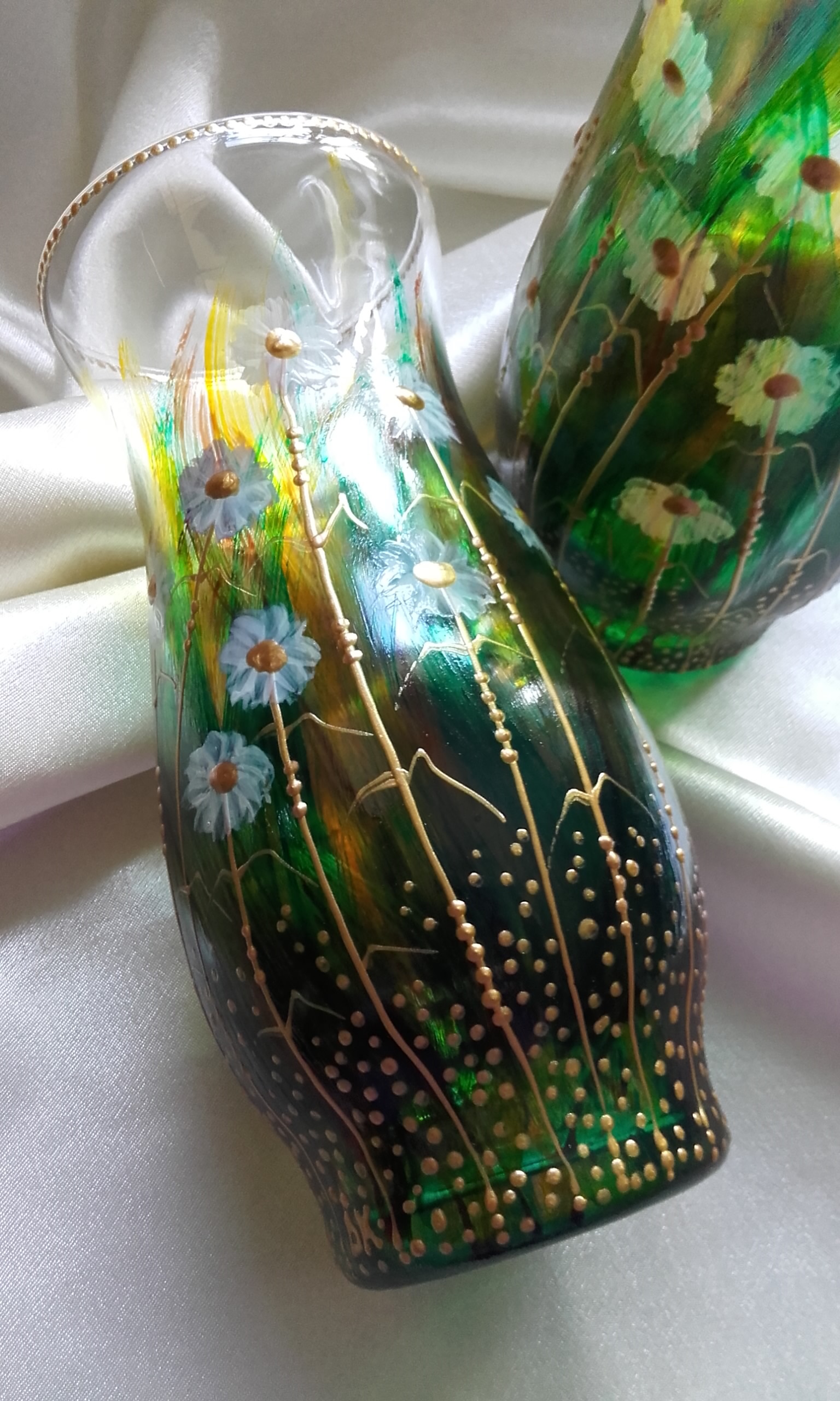 Hand Painted Tea Light Holders Votives