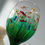 Thumbnail: 'Summer Meadow' Hand Painted Art Wine Glass