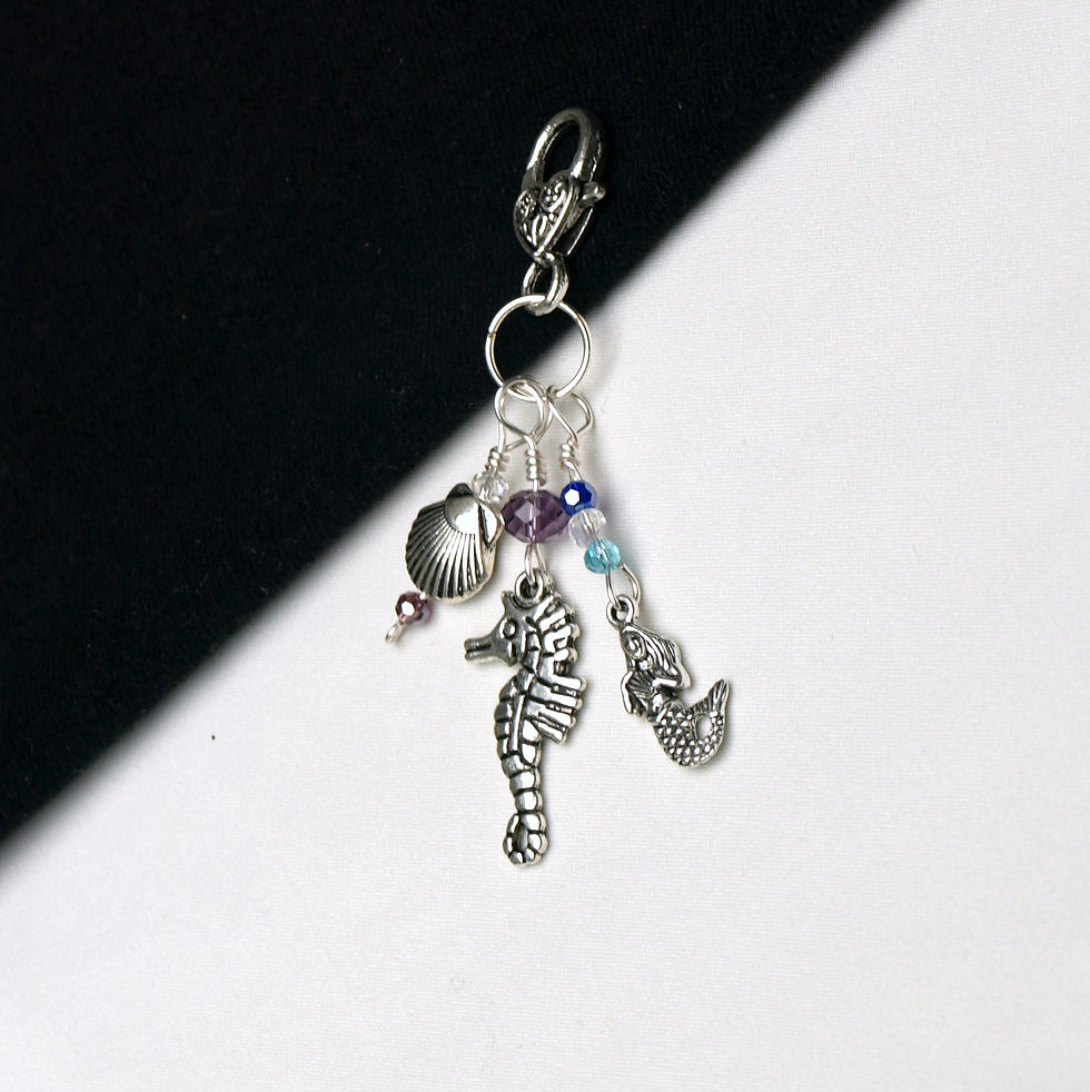Thumbnail: Sea Life Dangle - Seahorse, Mermaid, Scallop