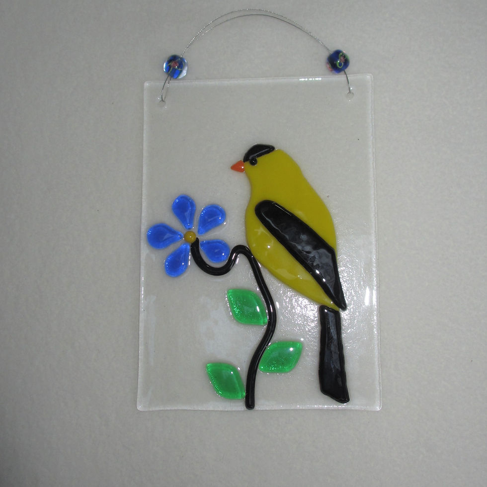 Thumbnail: Goldfinch Suncatcher - GF2