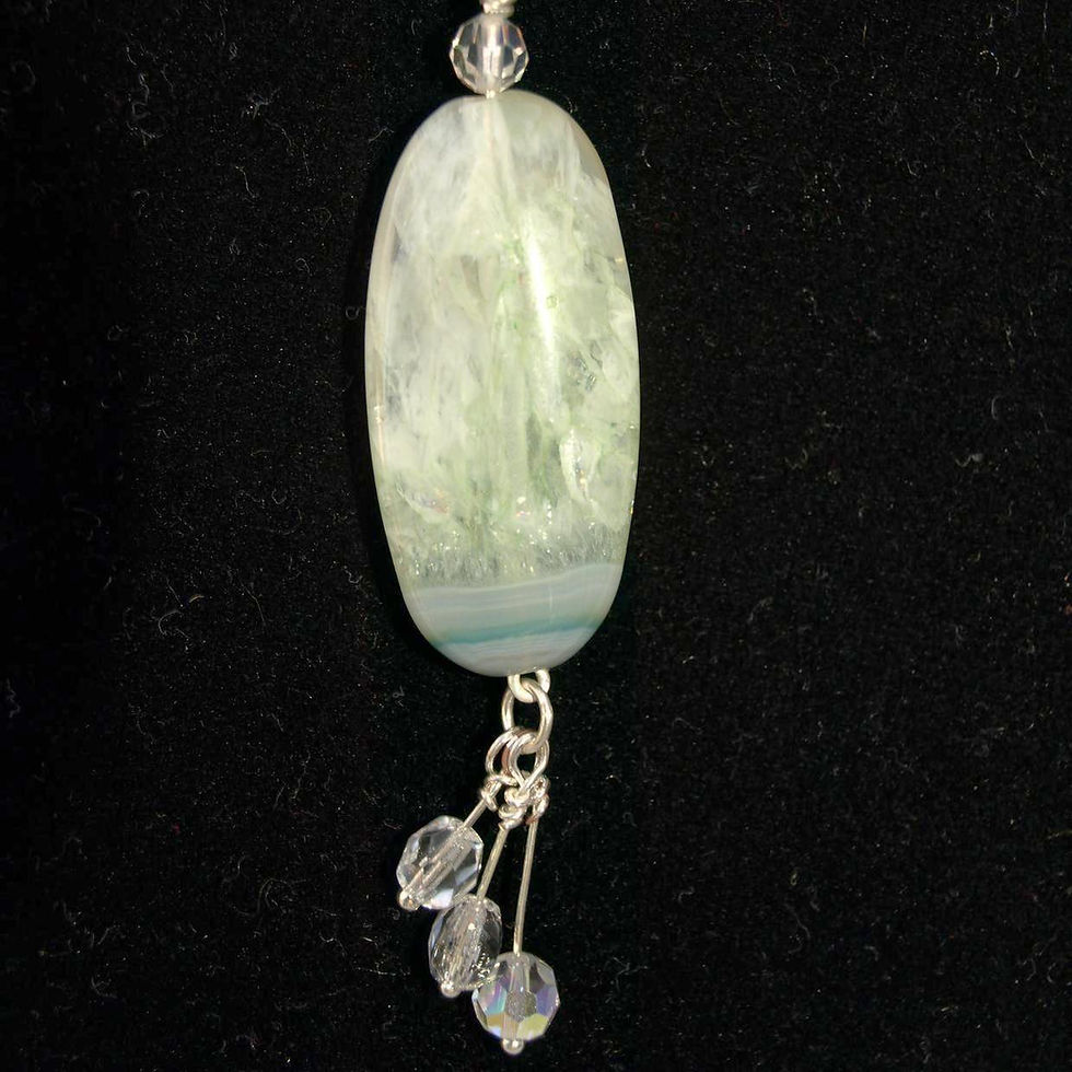 Thumbnail: Green Crystalline Necklace