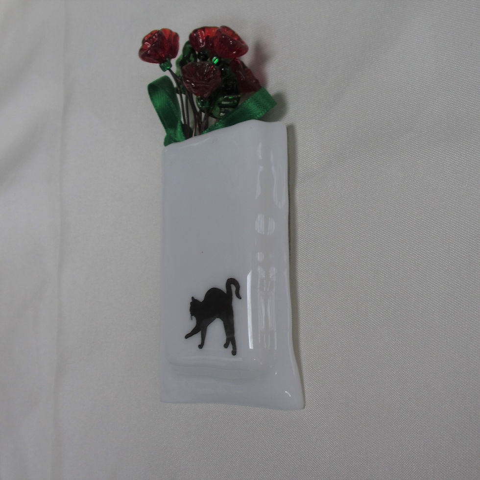 Thumbnail: Mini-Vase with Cat
