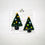 Thumbnail: Fused Glass Christmas Tree Ornament or Suncatcher