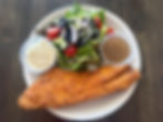 Gluten-free Cod Fish & Mixed Green Side Salad