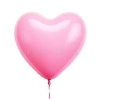 Pink Heart Ballon