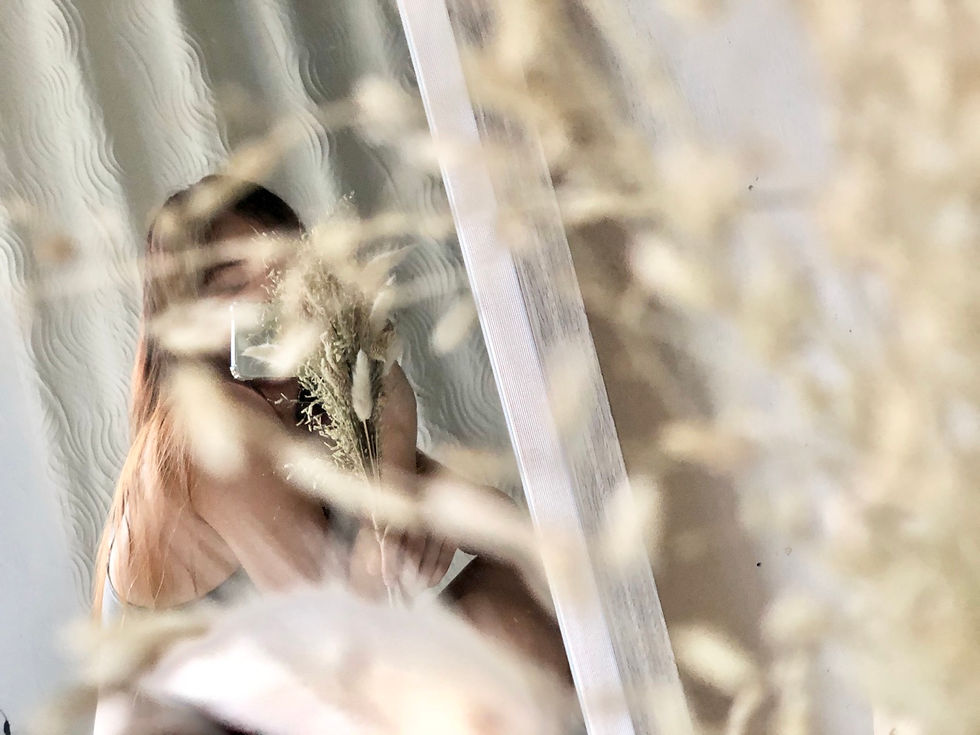 Thumbnail: Rustic Taupe Grey Two-tone Mirror