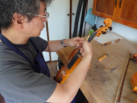 山岡さんの”GASPARO ・DA・SALO”制作記37(完成音出し編）