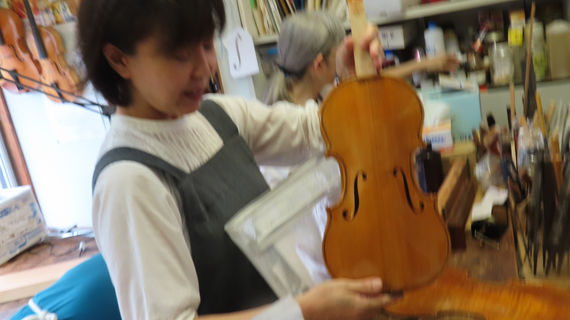 小川さんのグアルネリ・デルジェス ヴァイオリン ”ALARD"制作記39