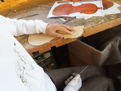 岡部さんのグアリネリ・デルジェス”ALARD"制作記１