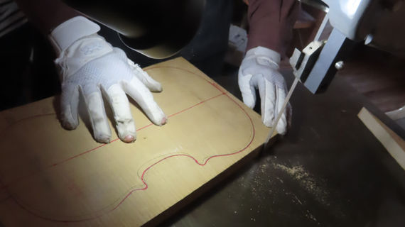 岡部さんのグアァルネリ・デルジェス”ALARD"制作記8