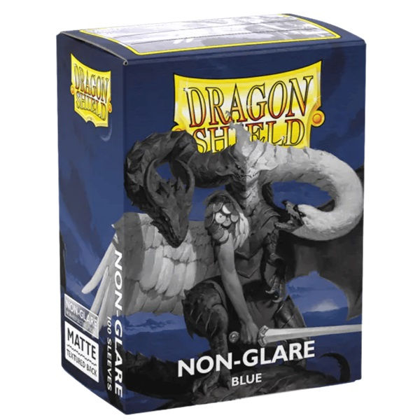 Thumbnail: Blue - Standard Non-Glare Matte Sleeves (Dragon Shield)
