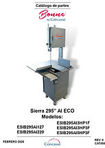 Catalago de partes de Sierra 295 ai eco bonne