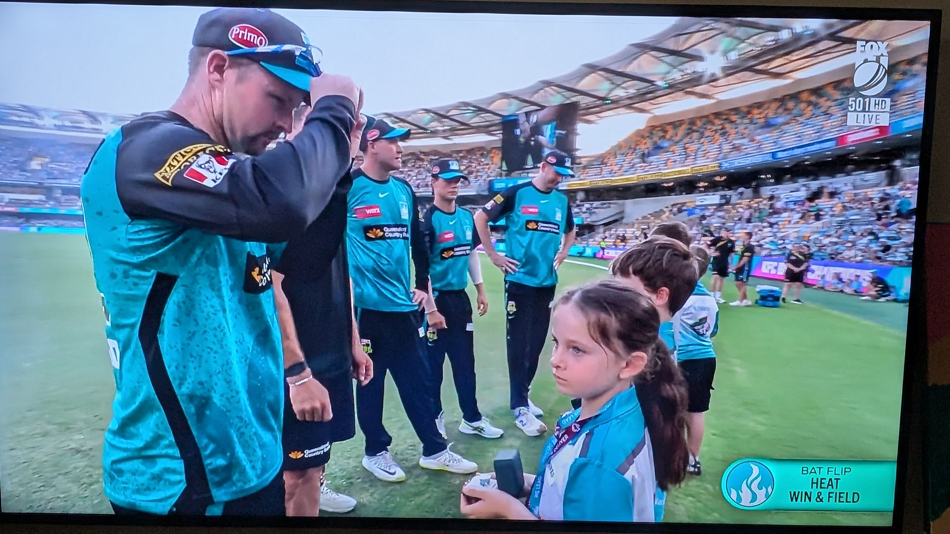 Cyclones Blaster with Heat captain Colin Munro