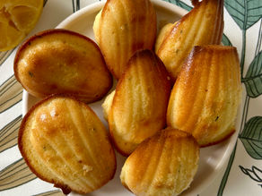 Madeleines citron et romarin