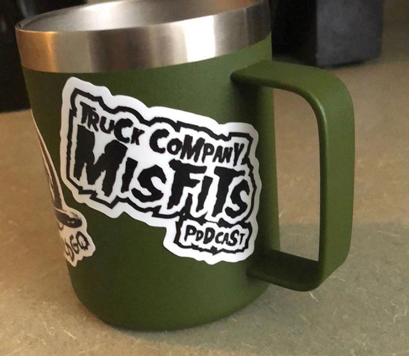 Thumbnail: 2 - Truck Company Misfits Podcast 3in. Stickers