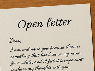 OTVORENO PISMO - Vrijeme je za prestanak popuštanja