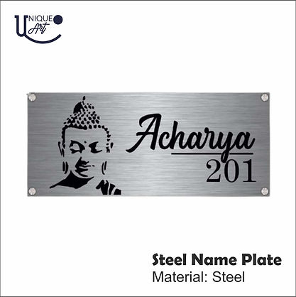 Steel Name Plate