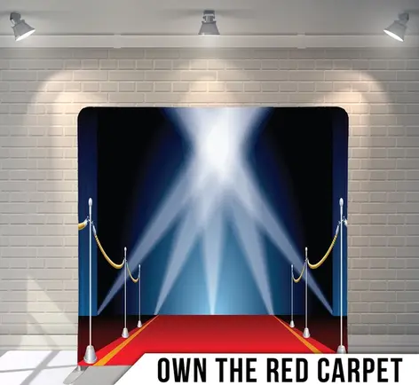 Gigglys Premium Photo Booth Backdrop - own the red carpet