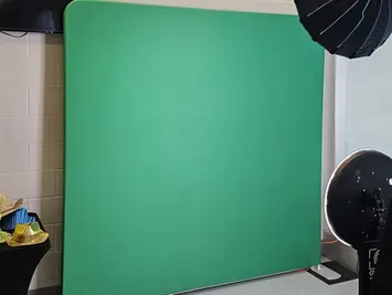 Giggly's Photo Booth Premium Backdrop Magic Green Screen