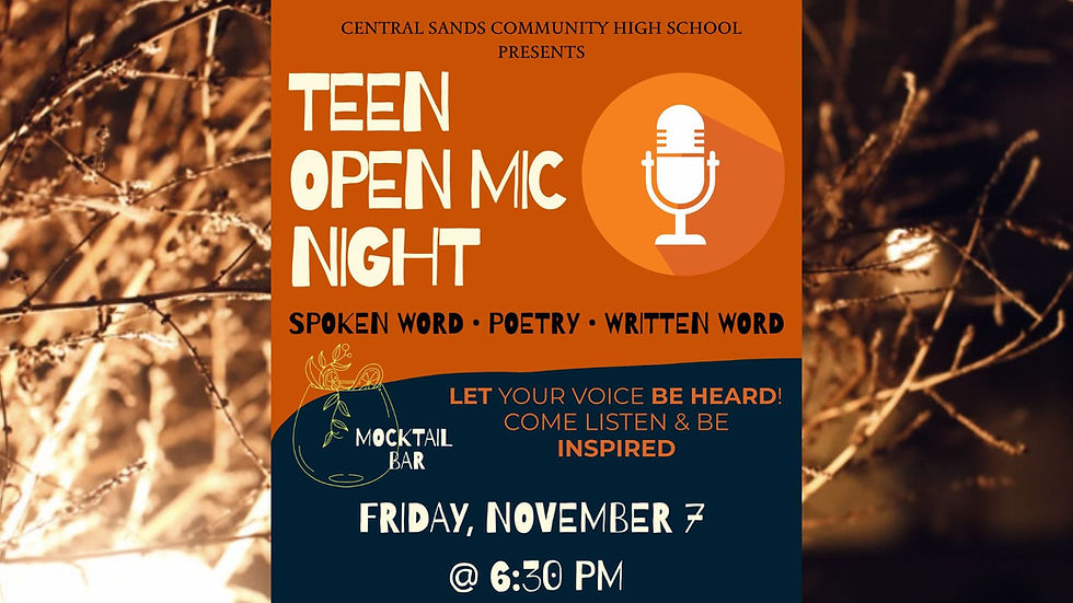 TEEN OPEN MIC NIGHT
