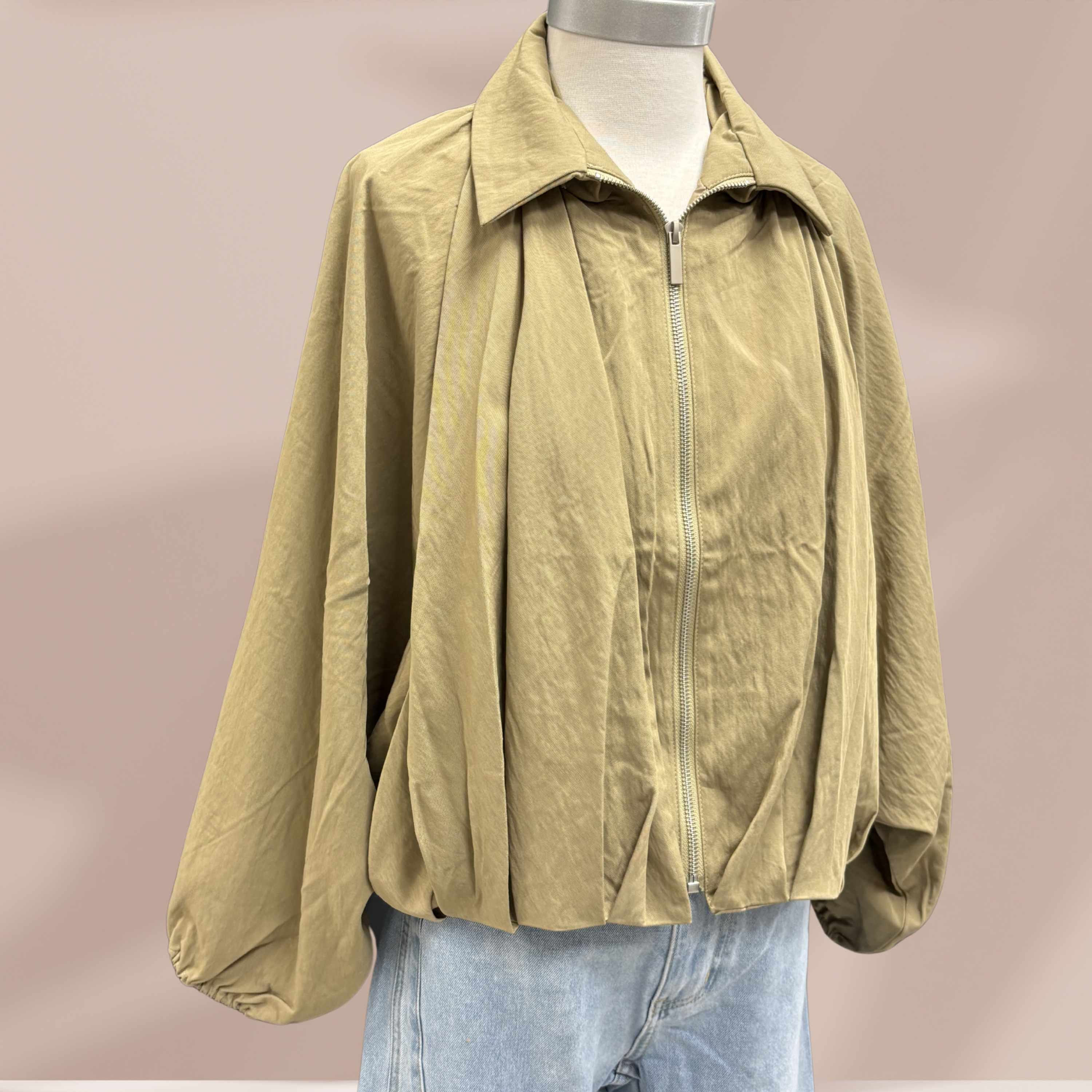 Veste légère froncée- ORFEO