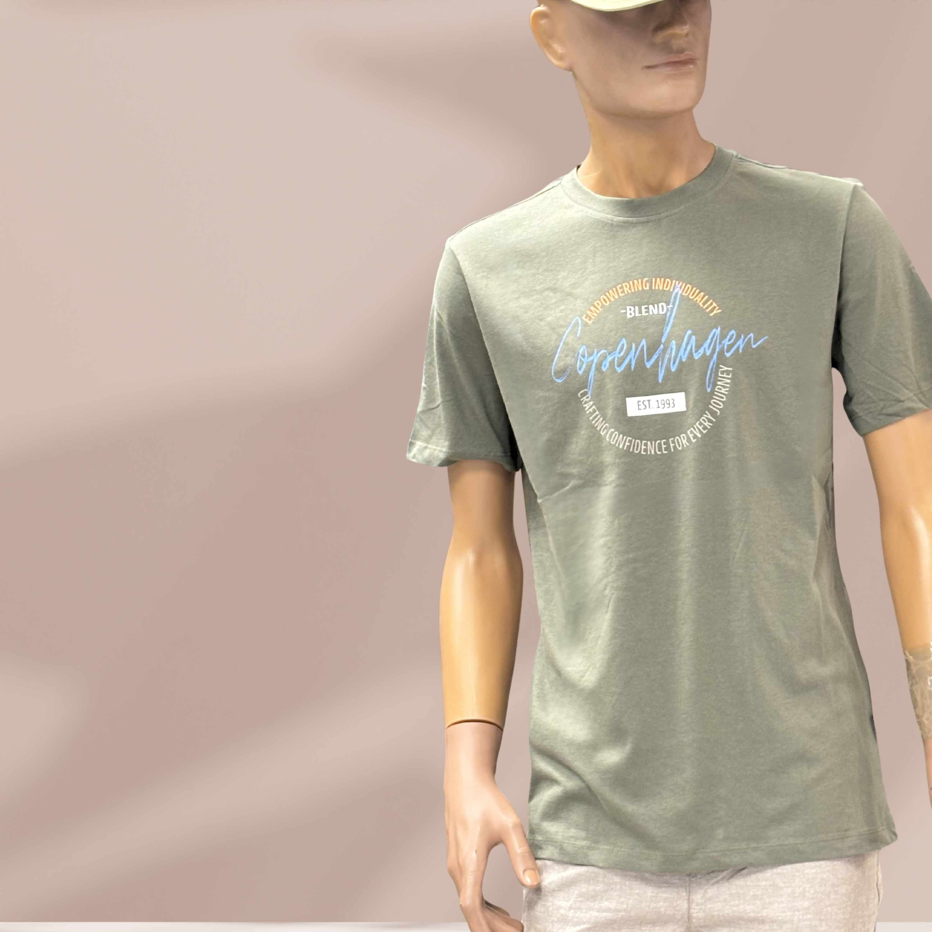 Tee shirt col rond manches courtes (2 couleurs) - BLEND