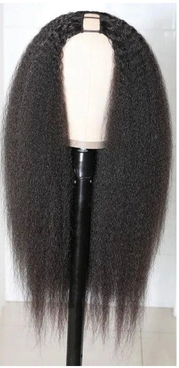 Unprocessed Kinky Straight U-Part Wig