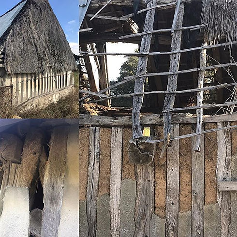 #timberframe #wattleanddaub #thatch #jow