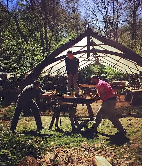 2 man #crosscutsaw#handtooled at #hewnwo