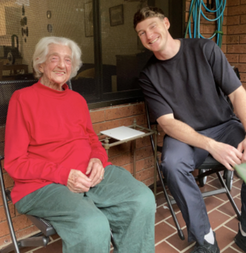 Stay Active client Wilma and Stay Active accredited exercise physiologist Tom