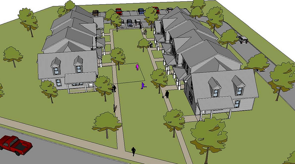 Bringing Affordability, Accessibility, and Sustainability to Blacksburg in the Form of 11 Townhomes