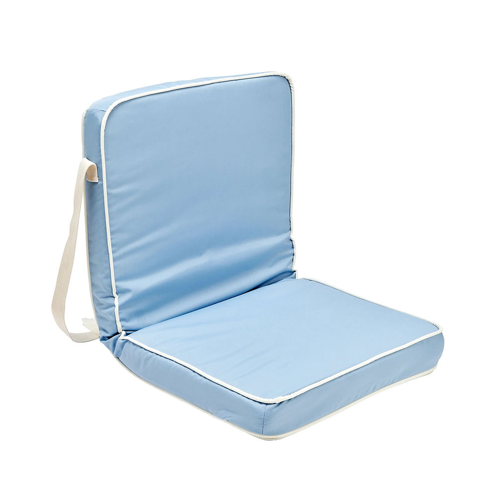 Thumbnail: Take Anywhere Folding Chair in La Mer Med Blue with lightweight portable design