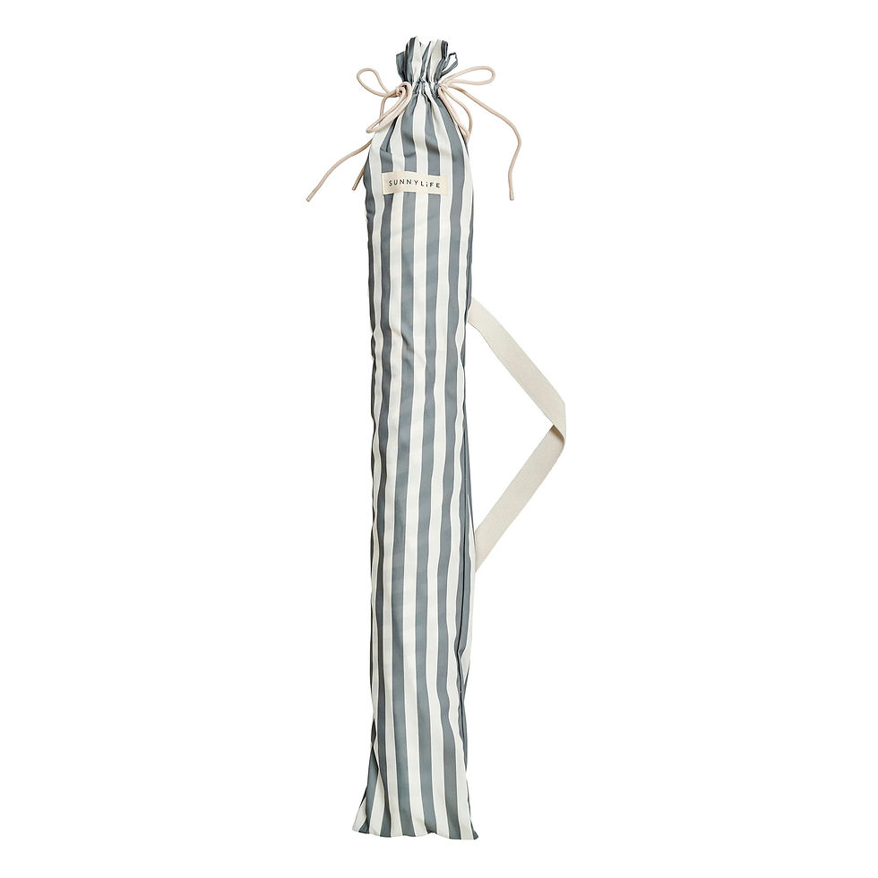 Thumbnail: Sunnylife luxe parasol in seagrass stripe