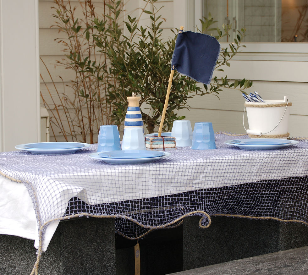 Thumbnail: FRENCH FISHING NET TABLECLOTH