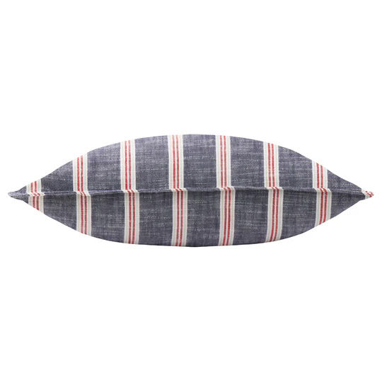 Thumbnail: abersoch regatta red stripe cushion oxford border
