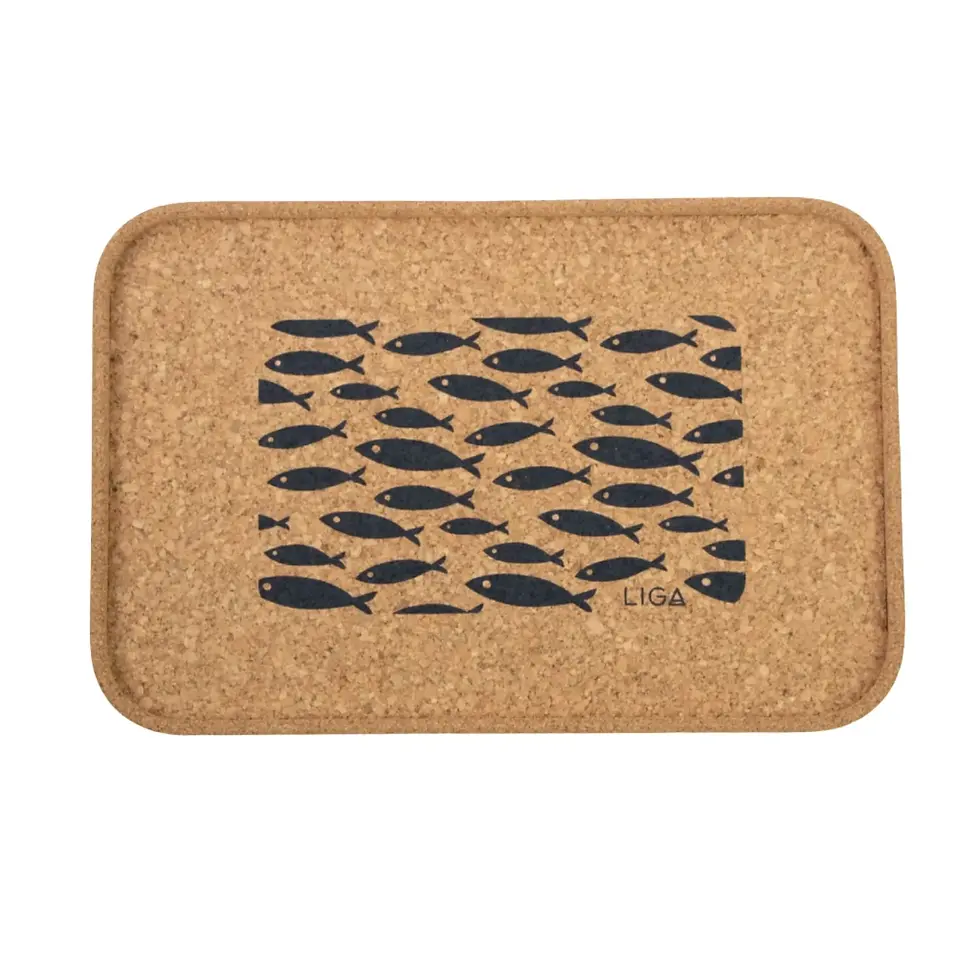 Thumbnail: GREY SHOAL OF FISH CORK TRAY