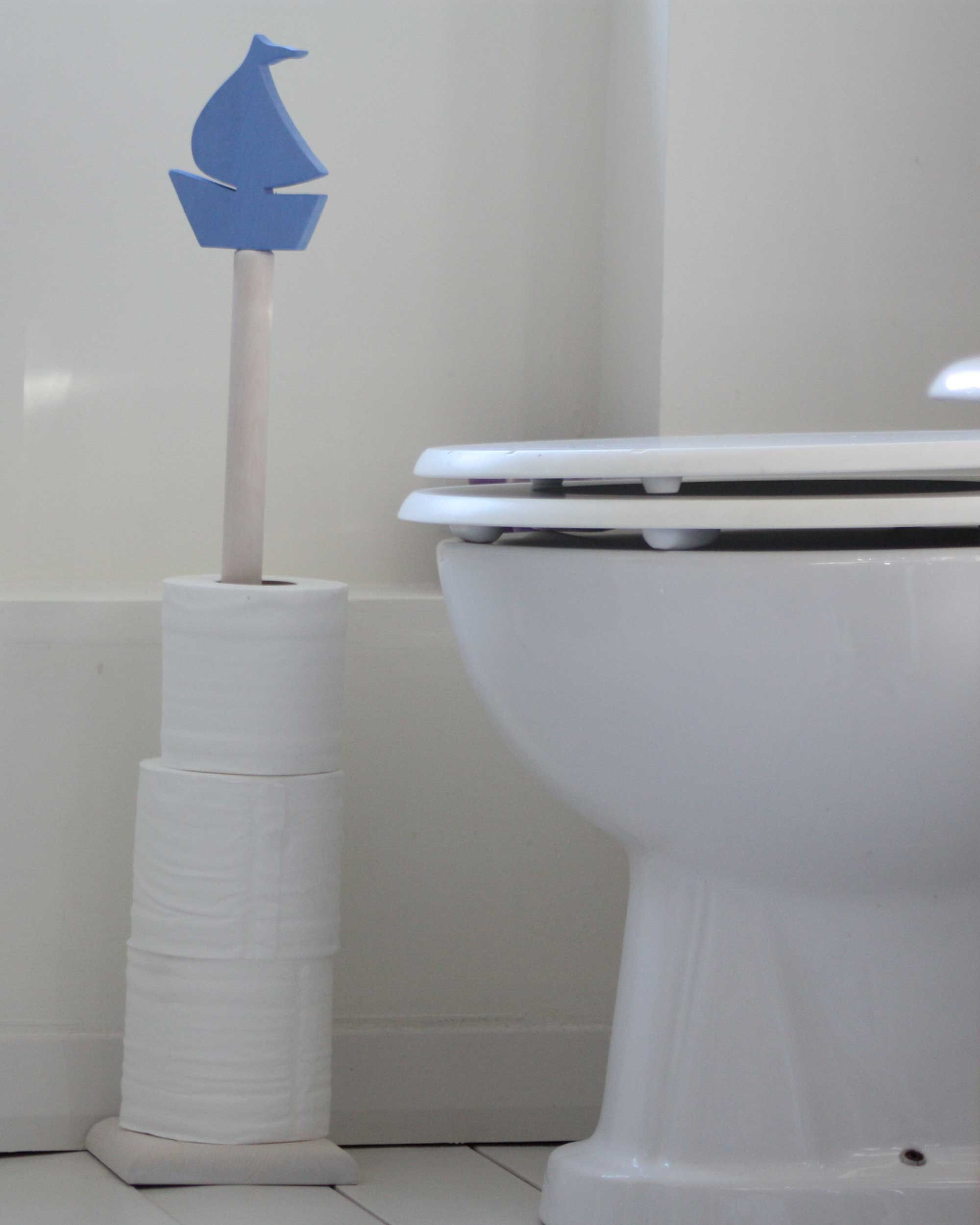 SAILBOAT TOILET TISSUE HOLDER
