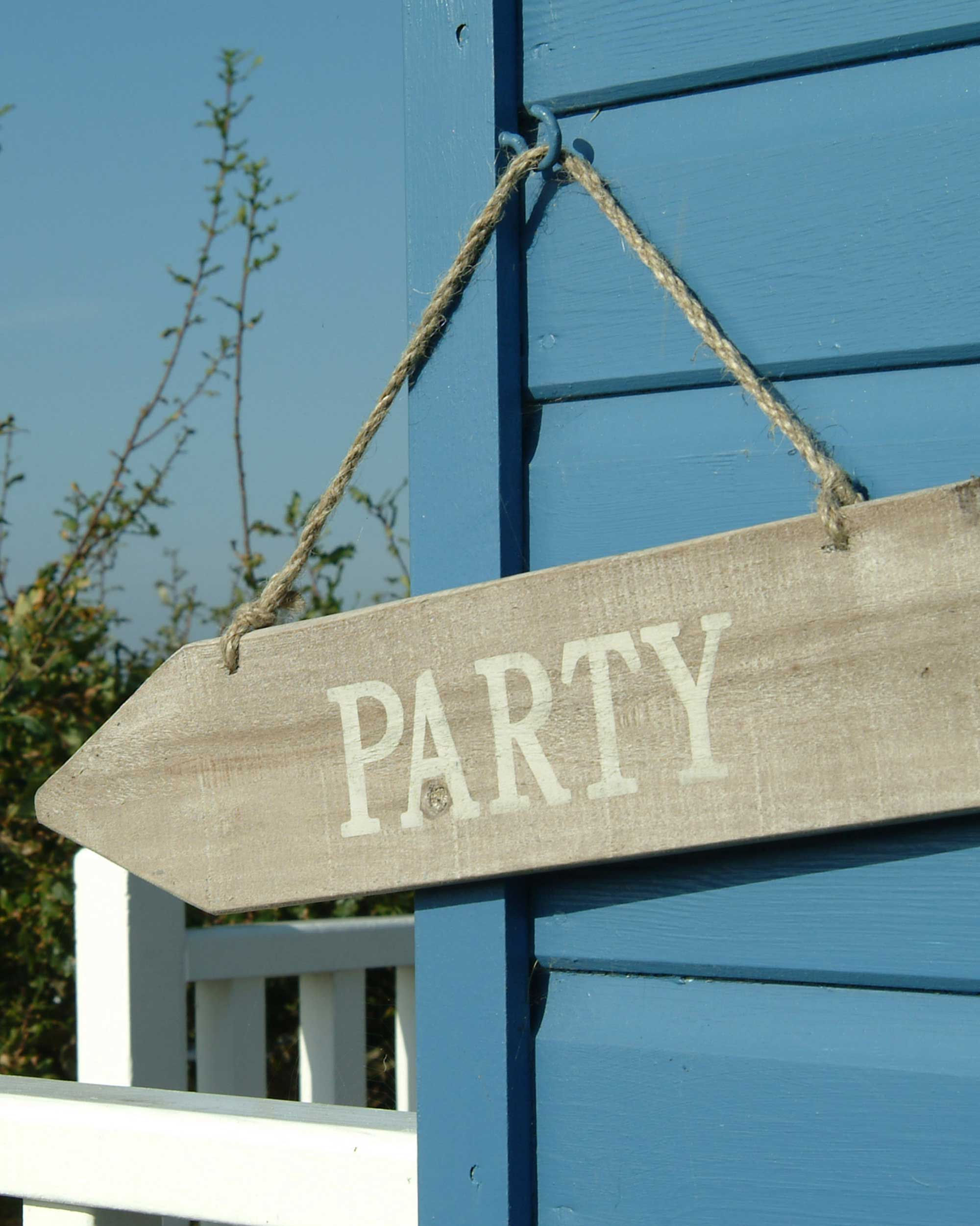 RUSTIC PARTY SIGN