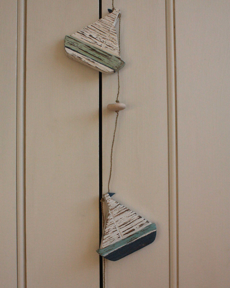 Thumbnail: HANDMADE WOODEN BOAT GARLAND