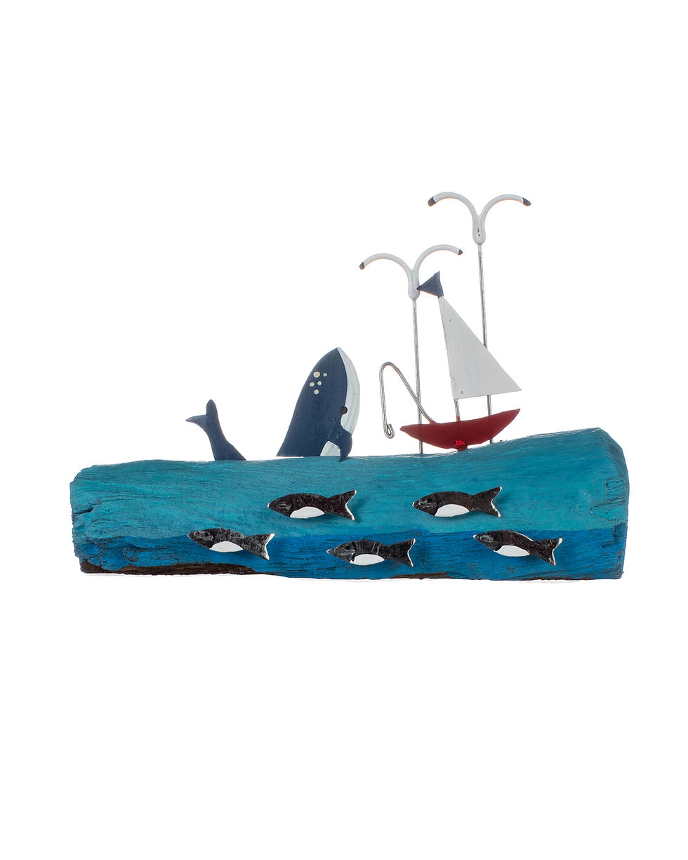 Thumbnail: BREACHING WHALE NAUTICAL SCENE