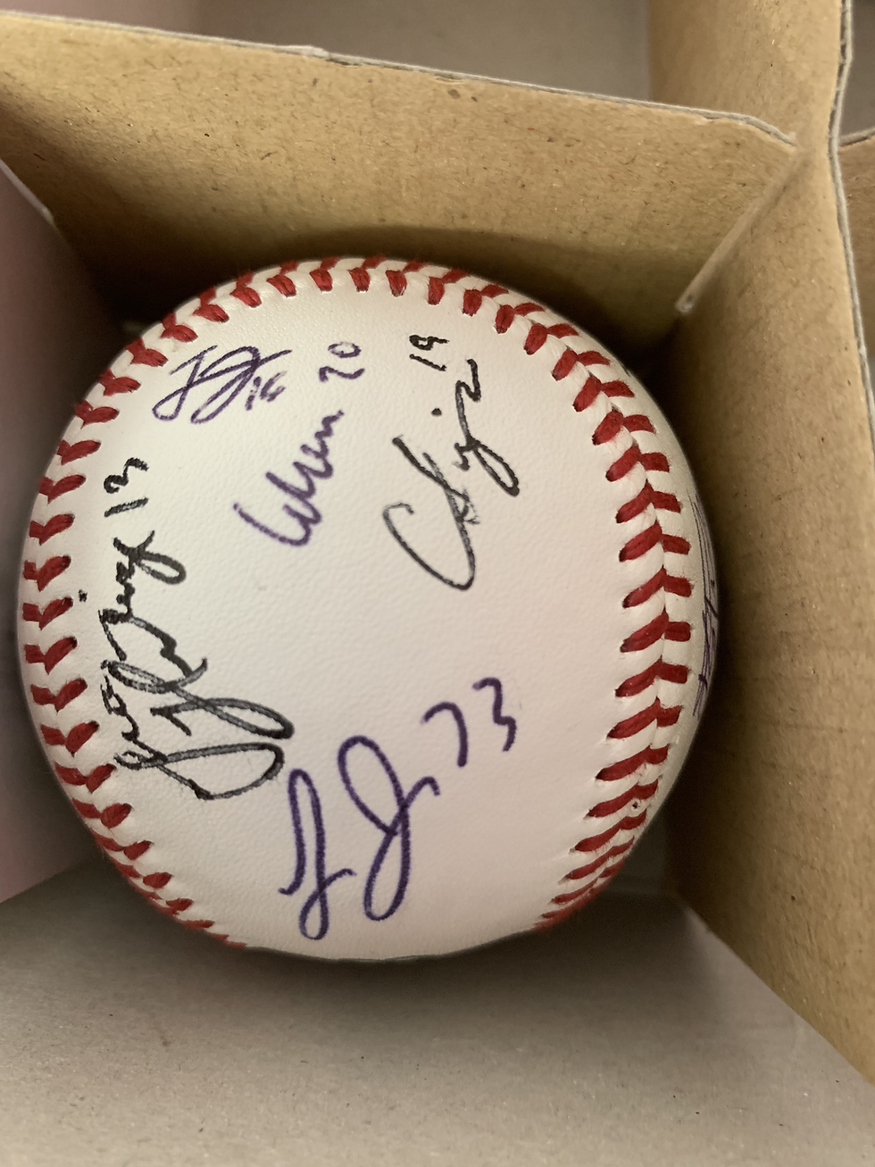 Thumbnail: 2019 StauntonBraves Team Signed Baseball