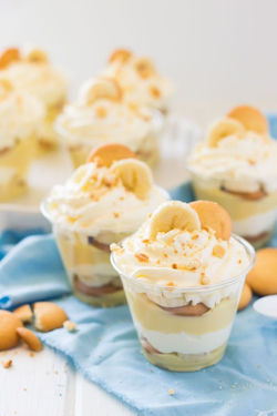 Homemade Banana Pudding Cups