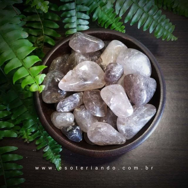Quartzo fumê rolado 100% natural - clique na imagem e adquira o seu