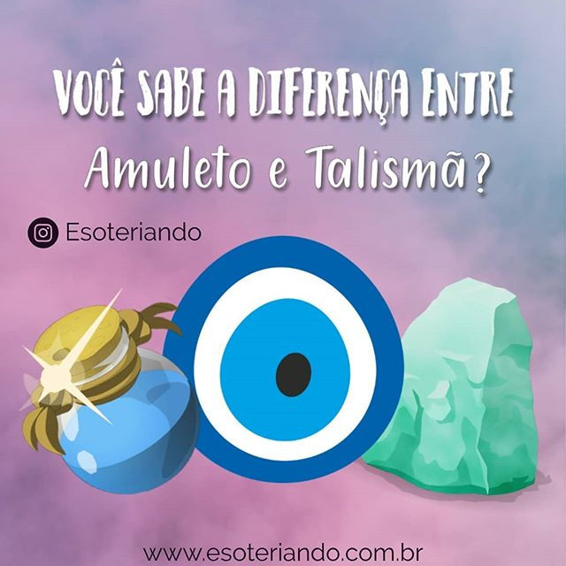 Você sabe a diferença entre Amuleto e Talismã? Para que serve os Amuletos e os Talismã, as diferenças e o é você encontra aqui. Muitas vezes vemos por ai estas duas palavras, e não sabemos bem ao certo seu real significado.
