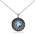 Celestial Crystal Keepsake Pendant Necklace